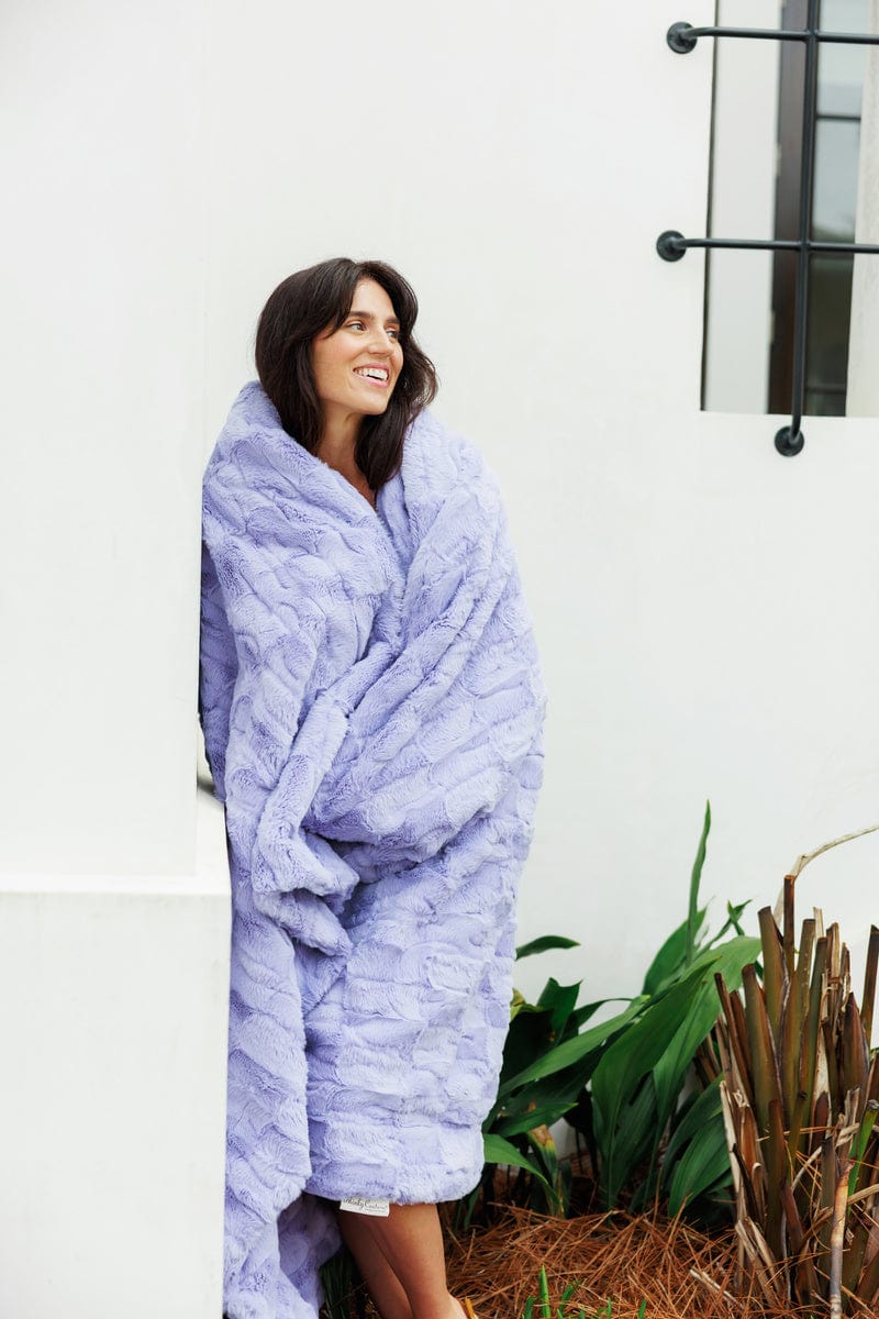 Posh Sorbet Lilac Blanket - Image 2