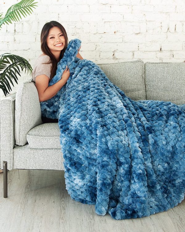 Belgian Waffle Blueberry Blanket