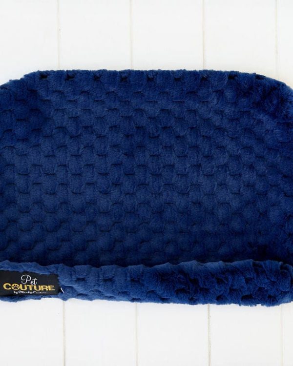 Blue Honeycomb Pet Crate Pad COVER ONLY