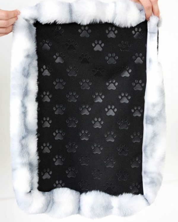 Cloudy Day Blue Pet Crate Pad COVER ONLY