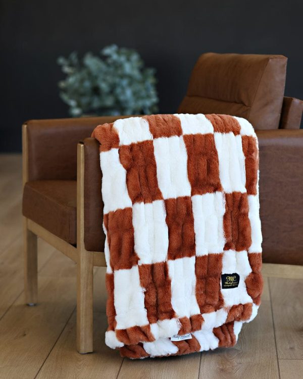 Hugs Check Pumpkin Blanket