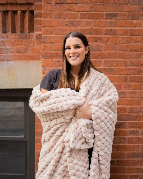 Belgian Waffle Oatmeal Blanket