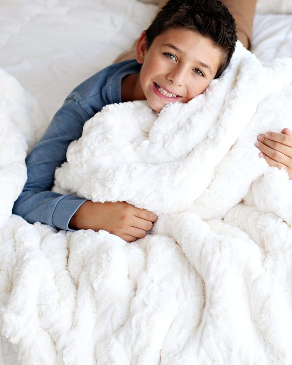 Ultra Sorbet Marshmallow Cream Blanket