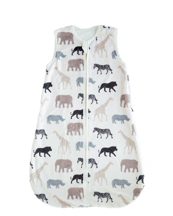 Safari Wearable Minky Blanket