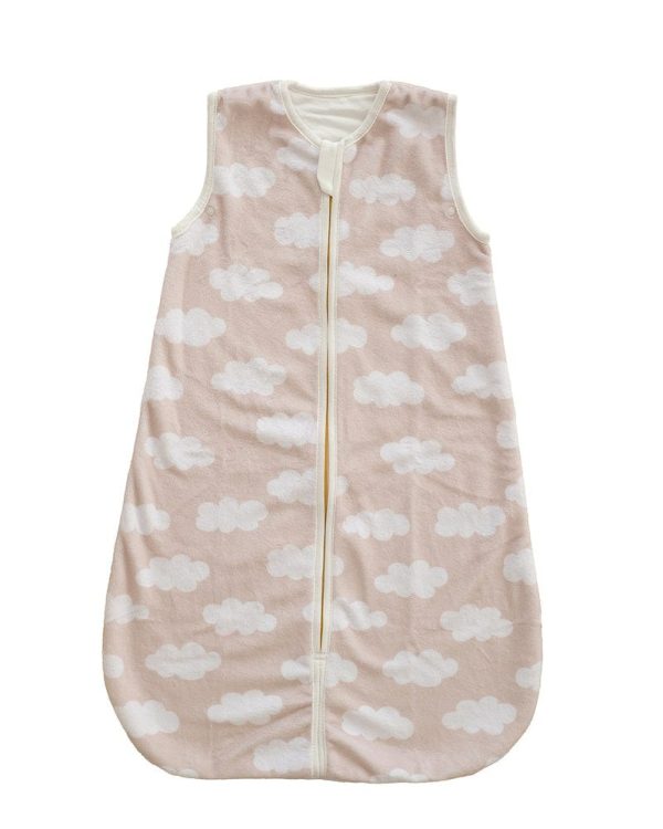 Clouds Wearable Minky Blanket