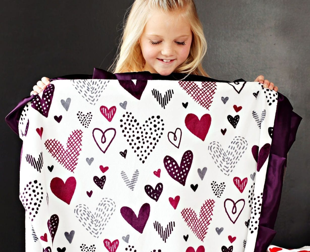 Love Notes - Plum Blanket - Image 2