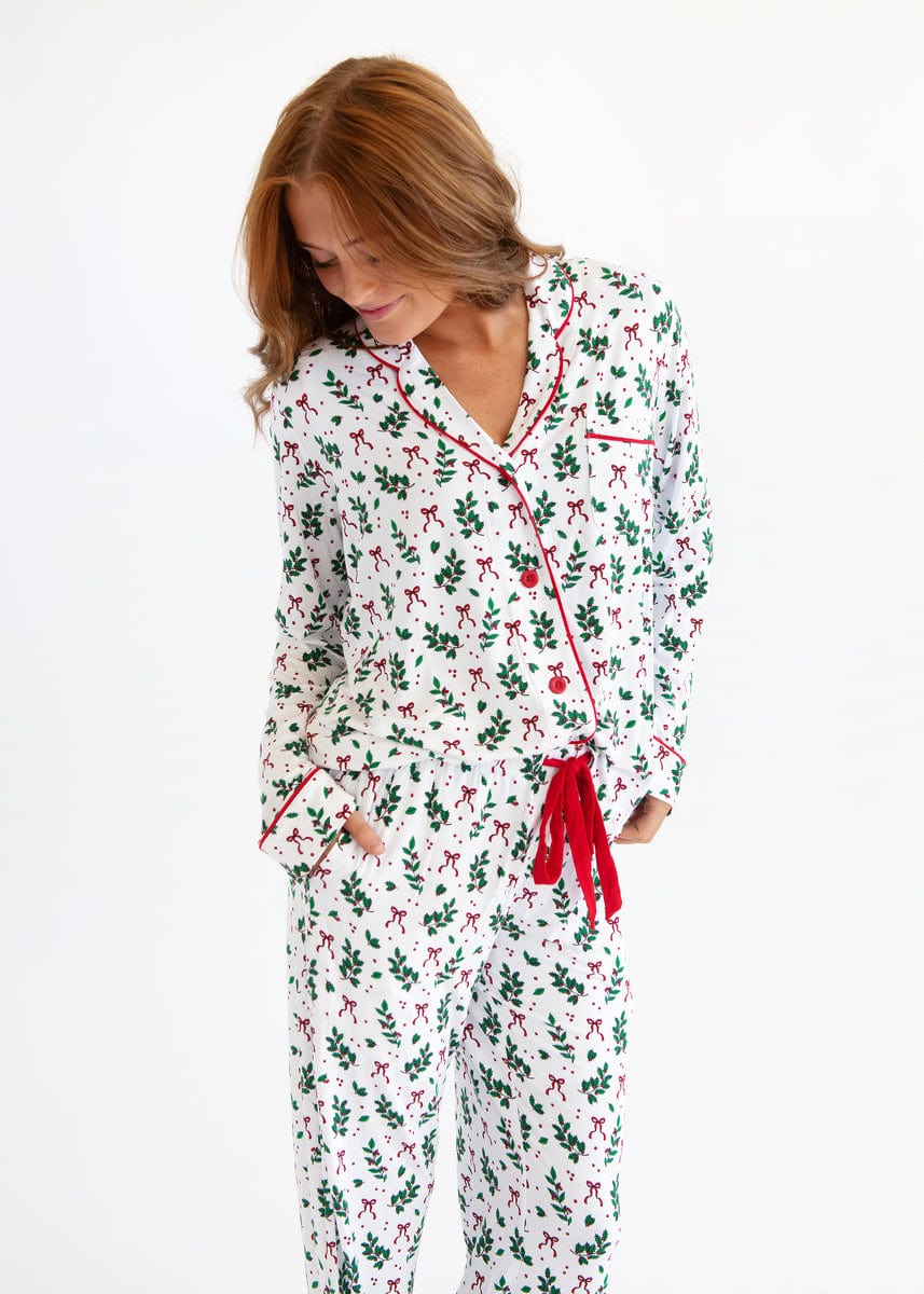 Middle of the Night Button Up - Holiday Bow - Image 2