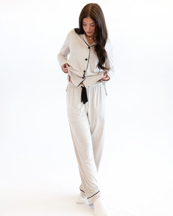 Middle of the Night Button Up - Ancient Scroll