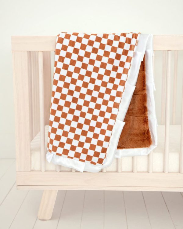 Checkered Copper Blanket