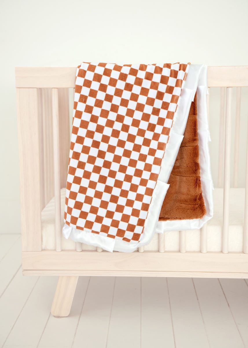 Checkered Copper Blanket