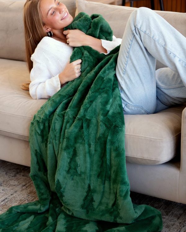 Embossed Tree Blanket