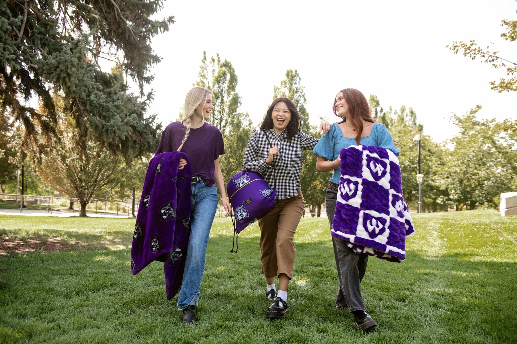 Weber State Wildcats Blanket - Lush - Image 2