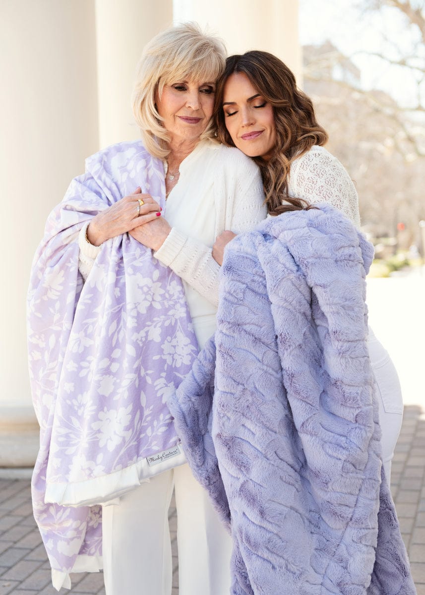 Posh Sorbet Lilac Blanket - Image 5