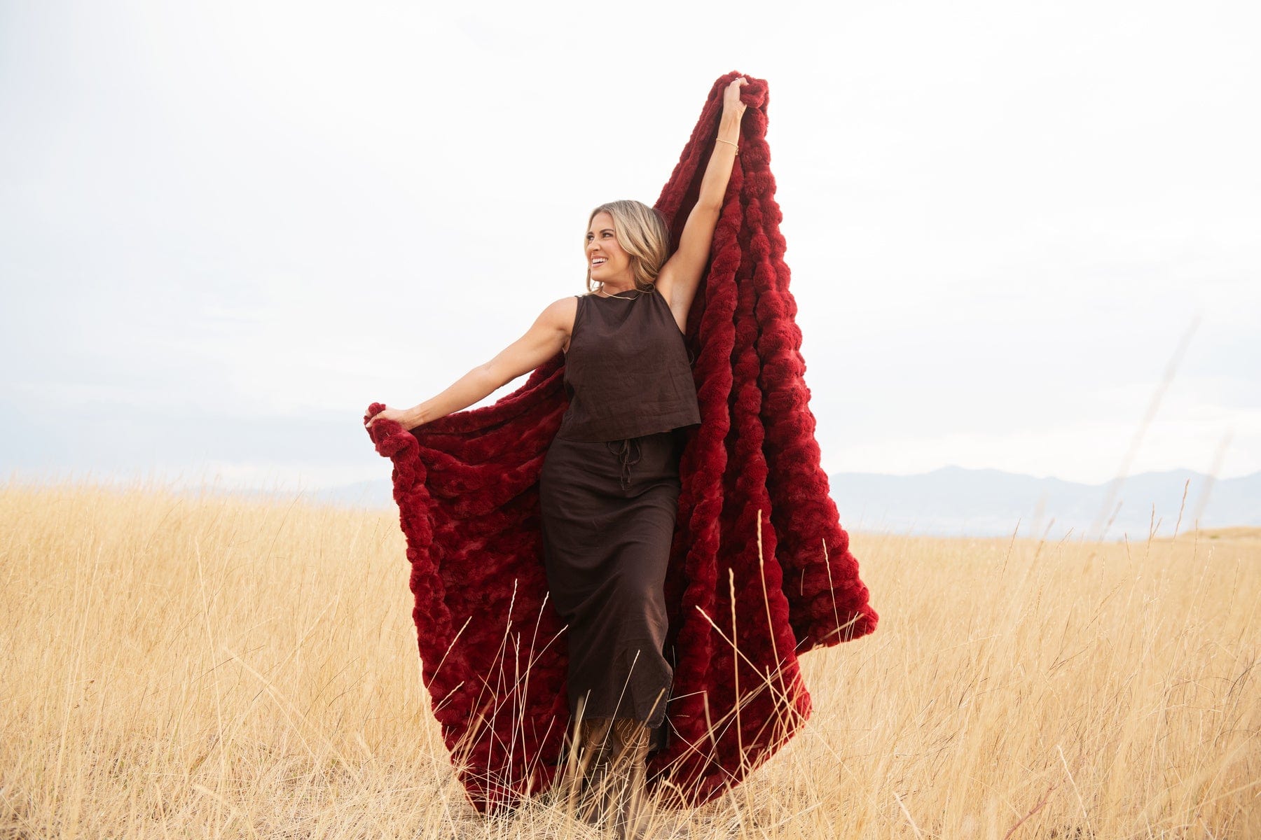 Ultra Sorbet Rhubarb Blanket - Image 3