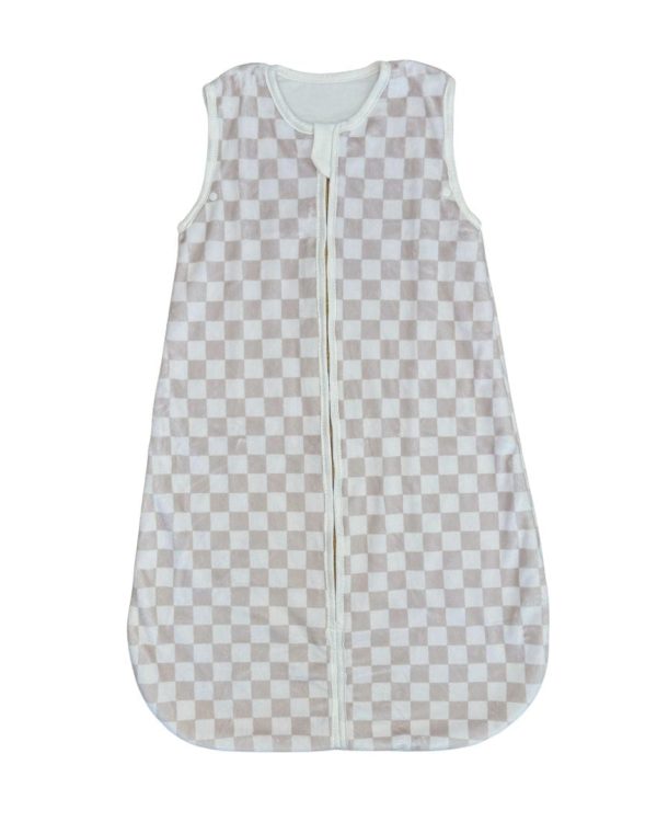 Oat Check Wearable Minky Blanket