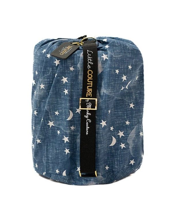 Sleeping Bag - Navy Stars and Moons