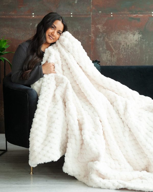 Belgian Waffle Cream Blanket