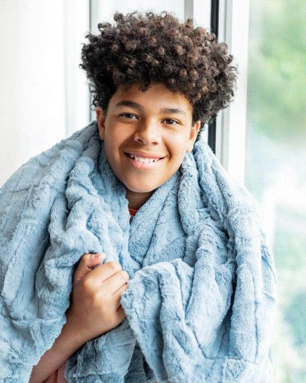 Sorbet Denim Blanket