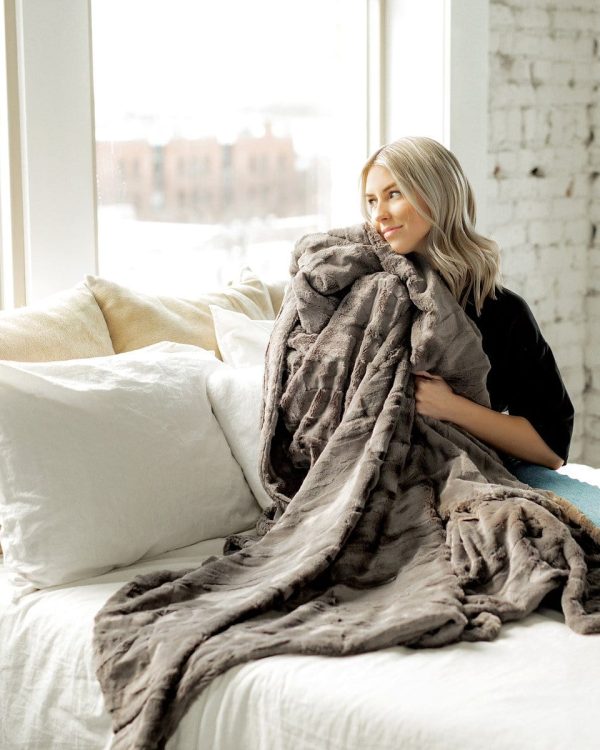 Sorbet Charcoal Blanket