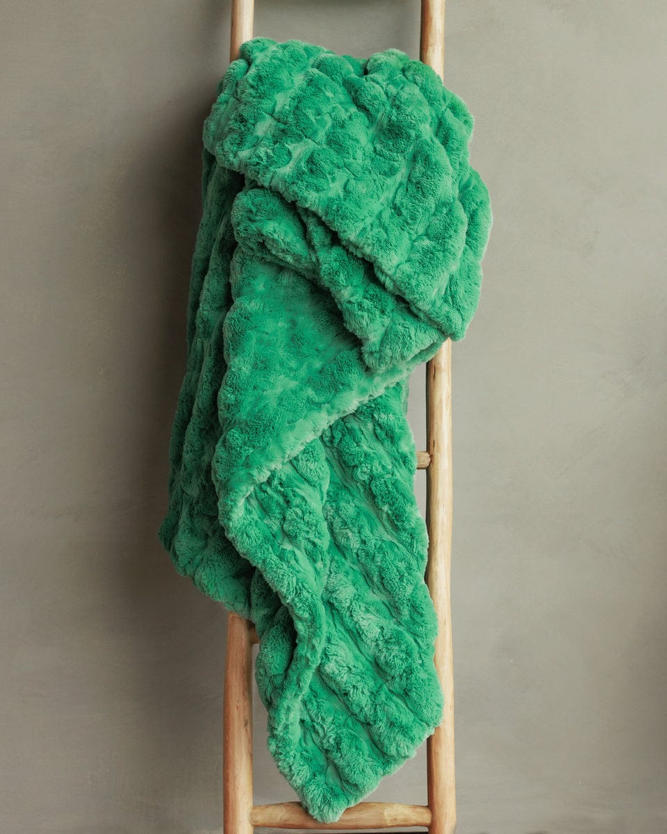 Ultra Sorbet Kelly Green Blanket - Image 2