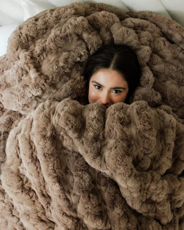 Ultra Sorbet Gingersnap Blanket