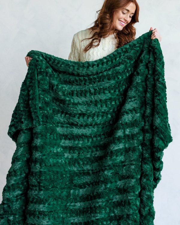 Glossy Ultra Sorbet Evergreen Blanket